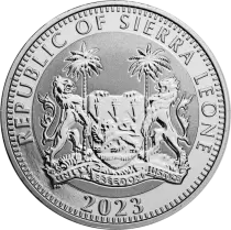 Sierra Leone Osiris - Dieux &eacute;gyptiens - 1 ONCE ARGENT 2023 - 1 Dollar