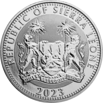 Sierra Leone Osiris - Dieux égyptiens - 1 ONCE ARGENT 2023 - 1 Dollar