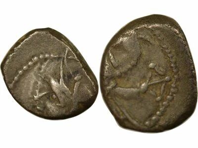 Silver Denarius with Hippocampus - 75 / 70 BC