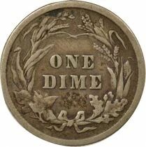 Silver Dime, Barber - 1910 Philadelphia
