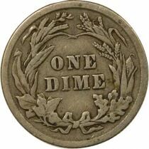 Silver Dime, Barber - 1912 Philadelphia