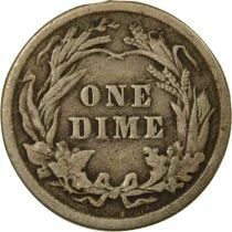 Silver Dime, Barber - 1913 Philadelphia