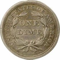Silver Dime, Seated Liberty - 1857 Philadelphia