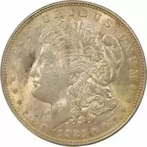 Silver Dollar, Morgan - 1921 Philadelphia