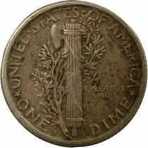 Silver Mercury Dime - 1918 S San Francisco