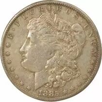 Silver Morgan Dollar - 1885 O New Orleans