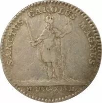 Silver Token, Grand Masters of the University of Paris - 1747