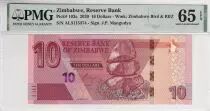 Simbabwe 10 Dollars - Chiremba - PMG 65 EPQ