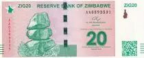 Simbabwe 20 Zig - 2024 - Serial AA