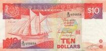 Singapore 10 Dollars - ND (1988) - P.20