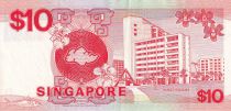 Singapore 10 Dollars - Palari- Building - 1988 - XF - P.20