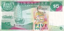 Singapore 2 Dollars - Twakow - Harbor - 1997 - VF to XF - P.35