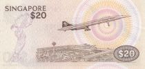 Singapore 20 Dollars Bird - Concorde - 1979