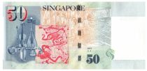 Singapore 50 Dollars E.Y. bin Ishak - Arts - 2 triangles