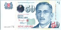 Singapore 50 Dollars E.Y. bin Ishak - Arts - 2018 - UNC - P.49j