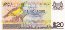 Singapour 20 Dollars Oiseau - Concorde - 1979
