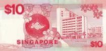 Singapur 10 Dollars - Palari- Building - 1988 - XF - P.20