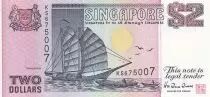 Singapur 2 Dollars - Tongkank - Chingay procession - 1998 - AU - P.37