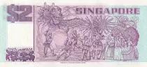Singapur 2 Dollars - Tongkank - Chingay procession - ND (1990) - P.27