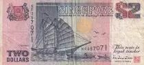 Singapur 2 Dollars - Tongkank - Chingay procession - ND (1997) - P.37