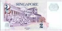 Singapur 2 Dollars E.Y. bin Ishak - Education Polymer - 2018 UNC - P.46i