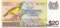 Singapur 20 Dollars Bird - Concorde - 1979