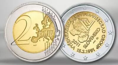 Slovacchia 2 Euro Visegrad