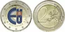 Slovacchia 2 Euros - Member of EU - Colorised - 2014