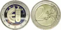 Slovakia 2 Euros - Member of EU - Colorised - 2014