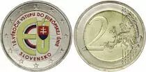 Slovakia 2 Euros - Member of EU - Colorised - 2014