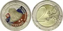 Slovakia 2 Euros - Velvet Revolution - Colorised - 2009