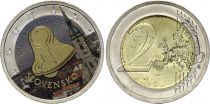 Slovakia 2 Euros - Velvet Revolution - Colorised - 2009
