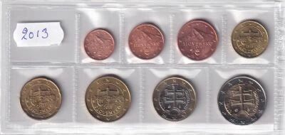 Slovakia Set of 8 coins Euro year 2013