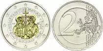 Slovaquie 2 Euros - Arrivée de Cyrille et Méthode - Colorisée - 2013