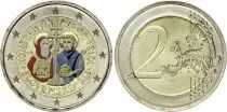 Slovaquie 2 Euros - Arrivée de Cyrille et Méthode - Colorisée - 2013