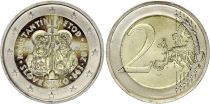 Slovaquie 2 Euros - Arrivée de Cyrille et Méthode - Colorisée - 2013