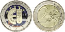 Slovaquie 2 Euros - Entrée dans l\'UE - Colorisée - 2014