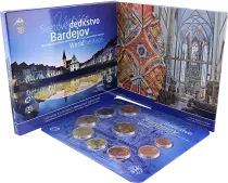 Slovaquie Coffret BU Euro 2014 - Bardejov - UNESCO