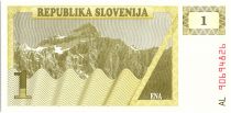Slovenia 1 Tolar, Mountain - 1990 - P.1 - UNC AL