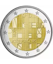 Slovenia 2 Euros - 150 years of Joze Plecnik - 2022