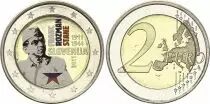 Slovenia 2 Euros - Francs Rozman - Colorised - 2011