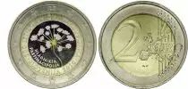Slovenia 2 Euros - Ljubljana Botanical Garden - Colorised - 2010