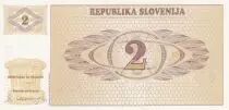Slovenia 2 Tolar - Mountain - 1990 - UNC - P.2