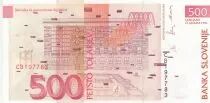 Slovenia 500 Tolarjev - J. Plecnik - University of Ljubljana - 1992 - CB Series