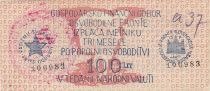 Slovénie 100 Lit Slovenie - Billet de partisan - Seconde guerre mondiale - 1944 - PS.105c