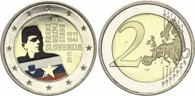 Slov�nie 2 Euros - Francs Rozman - Coloris�e - 2011