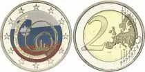 Slovénie 2 Euros - Grotte de Postojna - Colorisée - 2013
