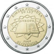 Slovénie 2 Euros - Traité de Rome - 2007