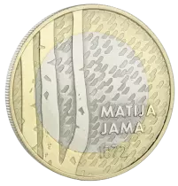 Slov&eacute;nie 3 Euros Comm&eacute;mo. BE SLOVENIE 2022 - 150 ans de Matija Jama - RARE