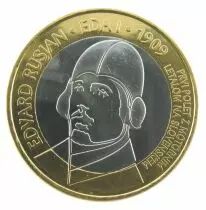 Slov&eacute;nie 3 Euros Comm&eacute;mo. SLOVENIE 2009 - 1er vol motoris&eacute;